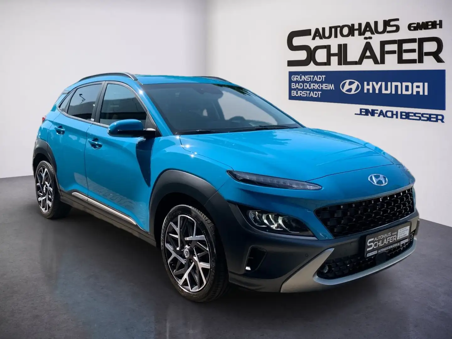 Hyundai KONA KONA 1.6 GDI Prime Hybrid Navi LED Blau - 2