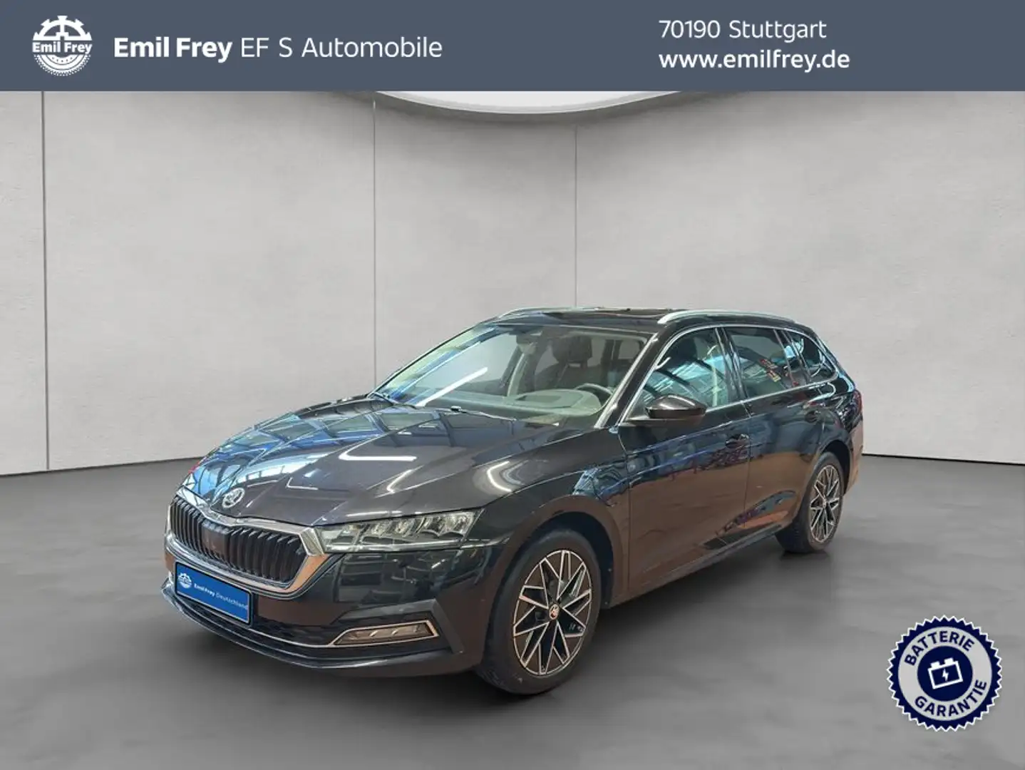 Skoda Octavia Combi 1.4 TSI iV DSG Pano Zwart - 1