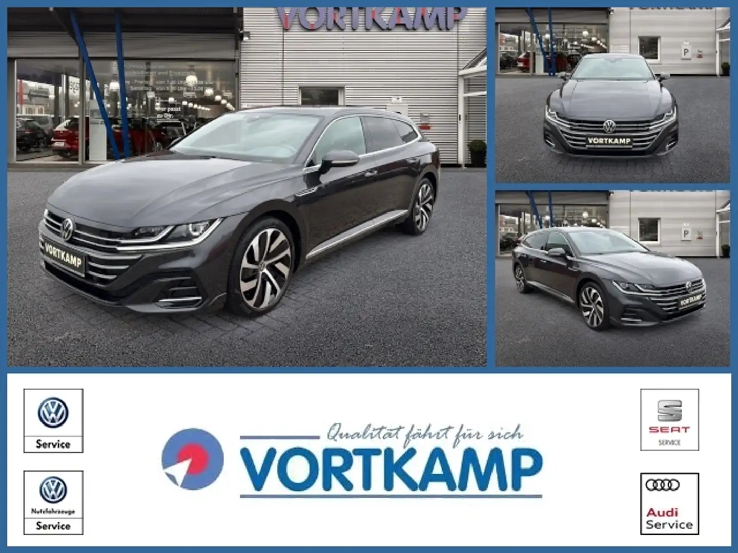 Volkswagen Arteon SB R-Line eHybrid Pano/AHK/EasyOpen Grau - 1