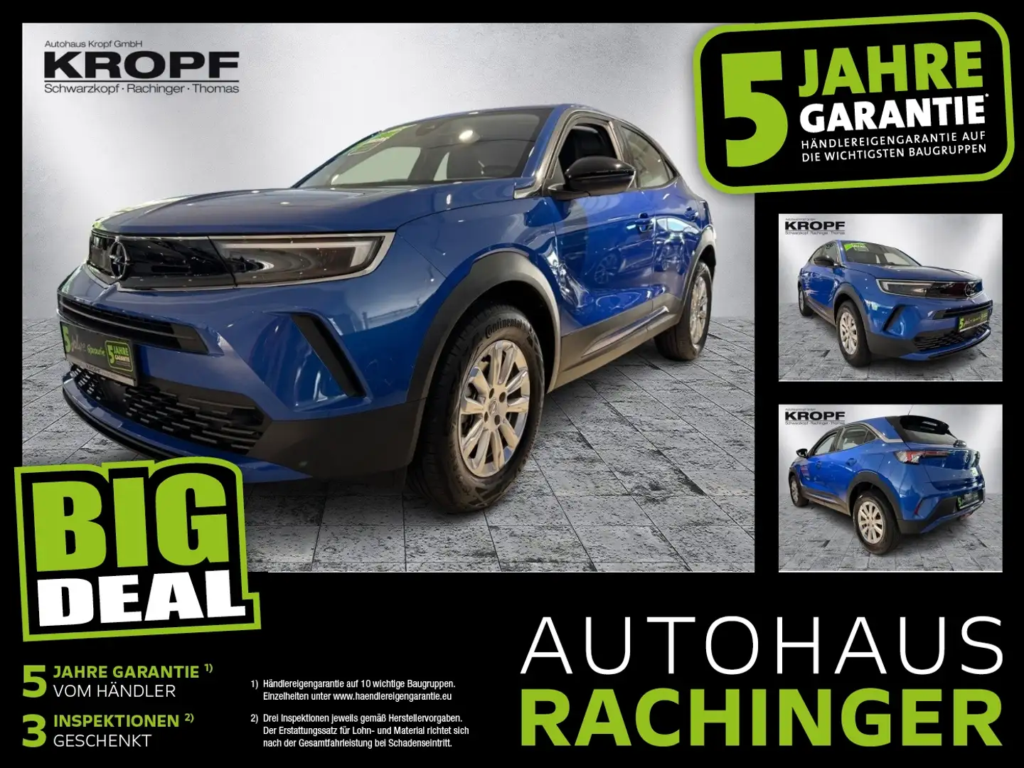 Opel Mokka 1.2 Turbo Edition FIN ab2,99%+SHZ+PDC+KAM Blau - 1