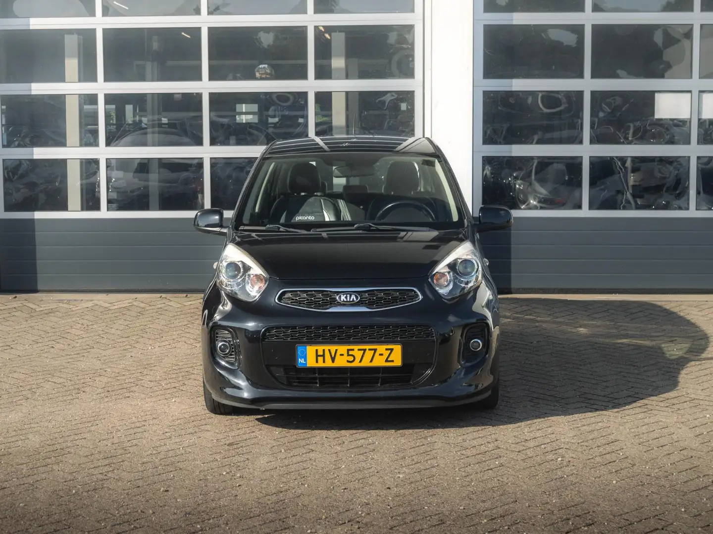 Kia Picanto 1.0 CVVT DynamicLine l lederen / alcantara bekledi Negro - 2