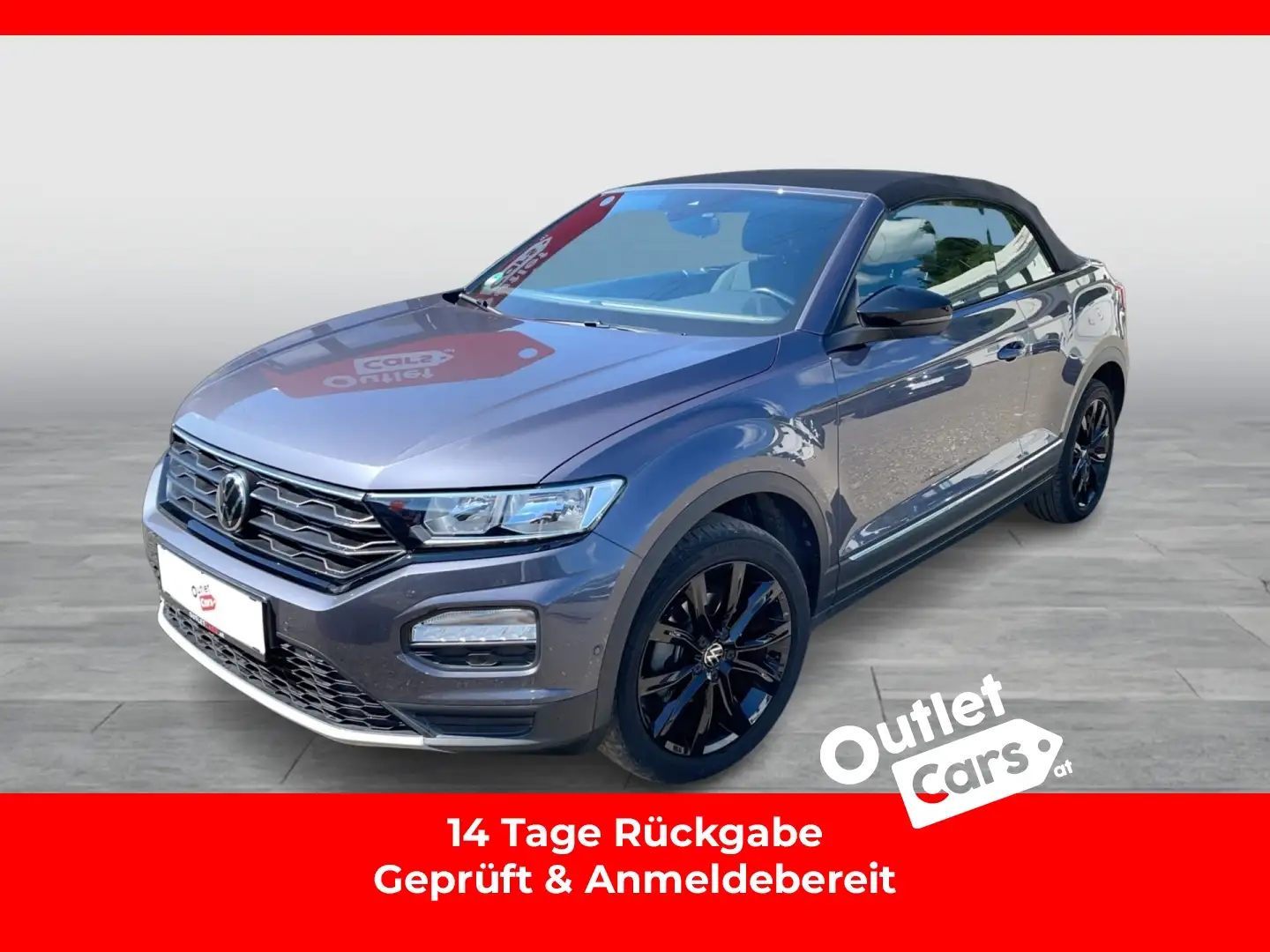 Volkswagen T-Roc Cabriolet 1.0 TSI Style ASSIST+NAVI+RADAR Grau - 1