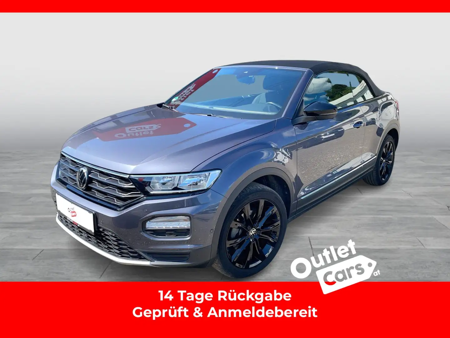 Volkswagen T-Roc Cabriolet 1.0 TSI Style ASSIST+NAVI+RADAR Grau - 1