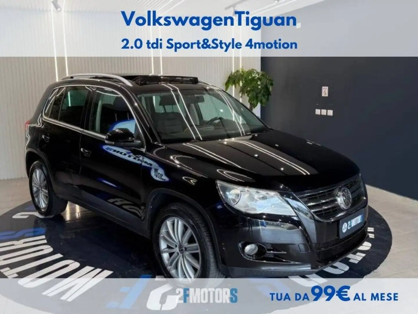 Volkswagen Tiguan 2.0 tdi Sport&Style 4motion Schwarz - 1