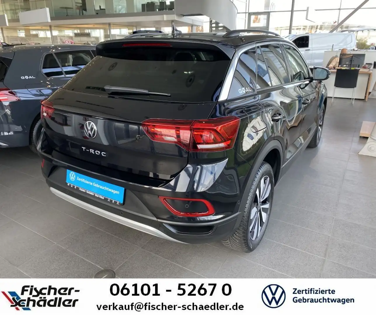 Volkswagen T-Roc T-ROC Life 1.0TSI*Navi*LED*Dig.Cockpit*SideAssis Schwarz - 2