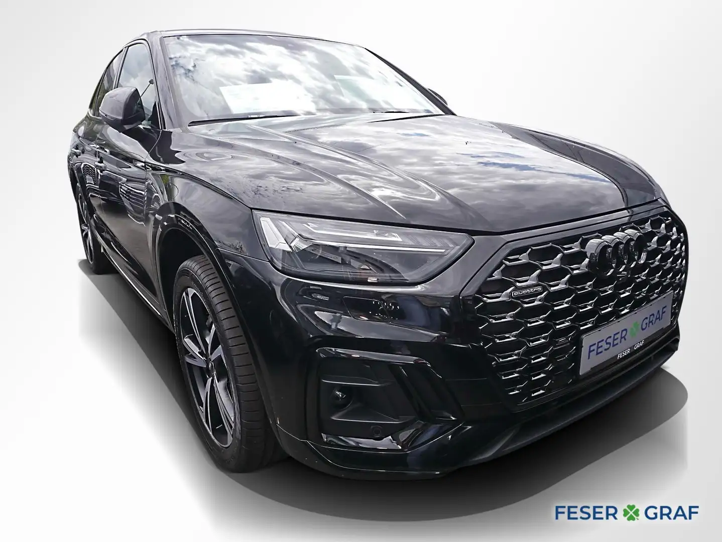 Audi Q5 Sportback 40 TDI qu 2x S line AHK Matrix RüKa Schwarz - 2