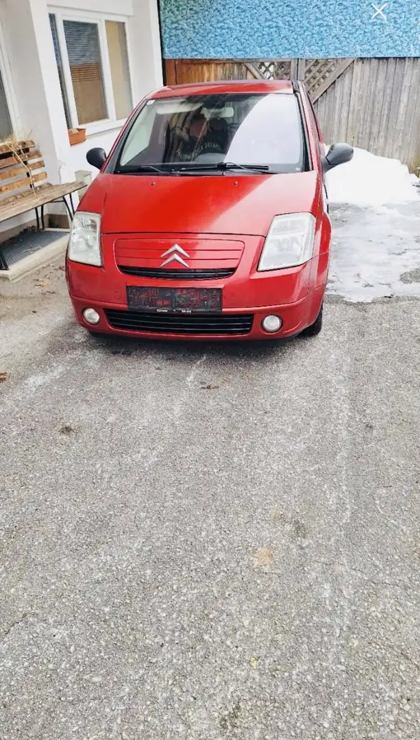 Citroen C2 1,1i SX Plus Arbö Pickel Bis 07.2026+4monat Rot - 1