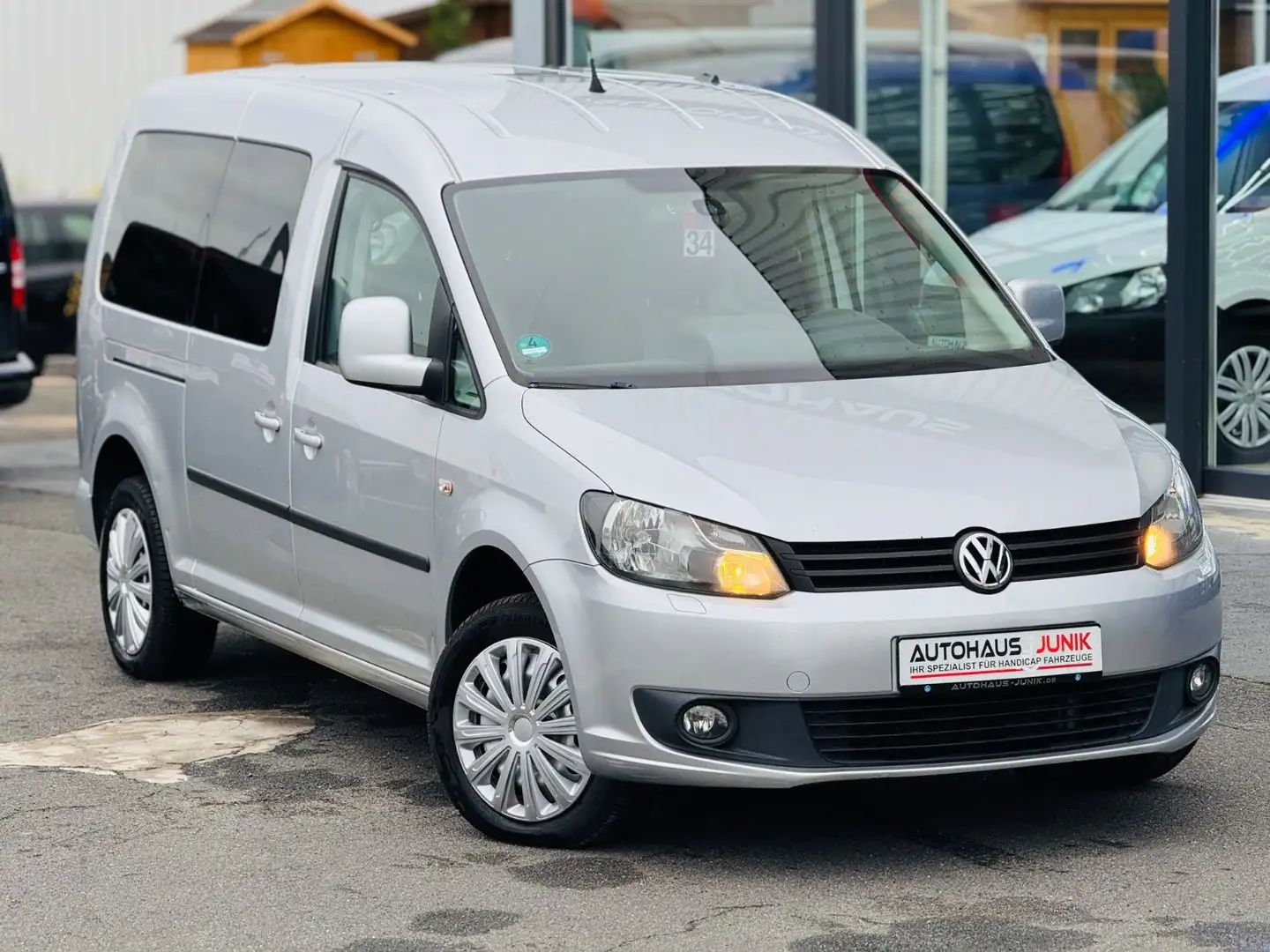 Volkswagen Caddy Maxi-Behindertengerecht-Rampe-Taxi Argent - 2