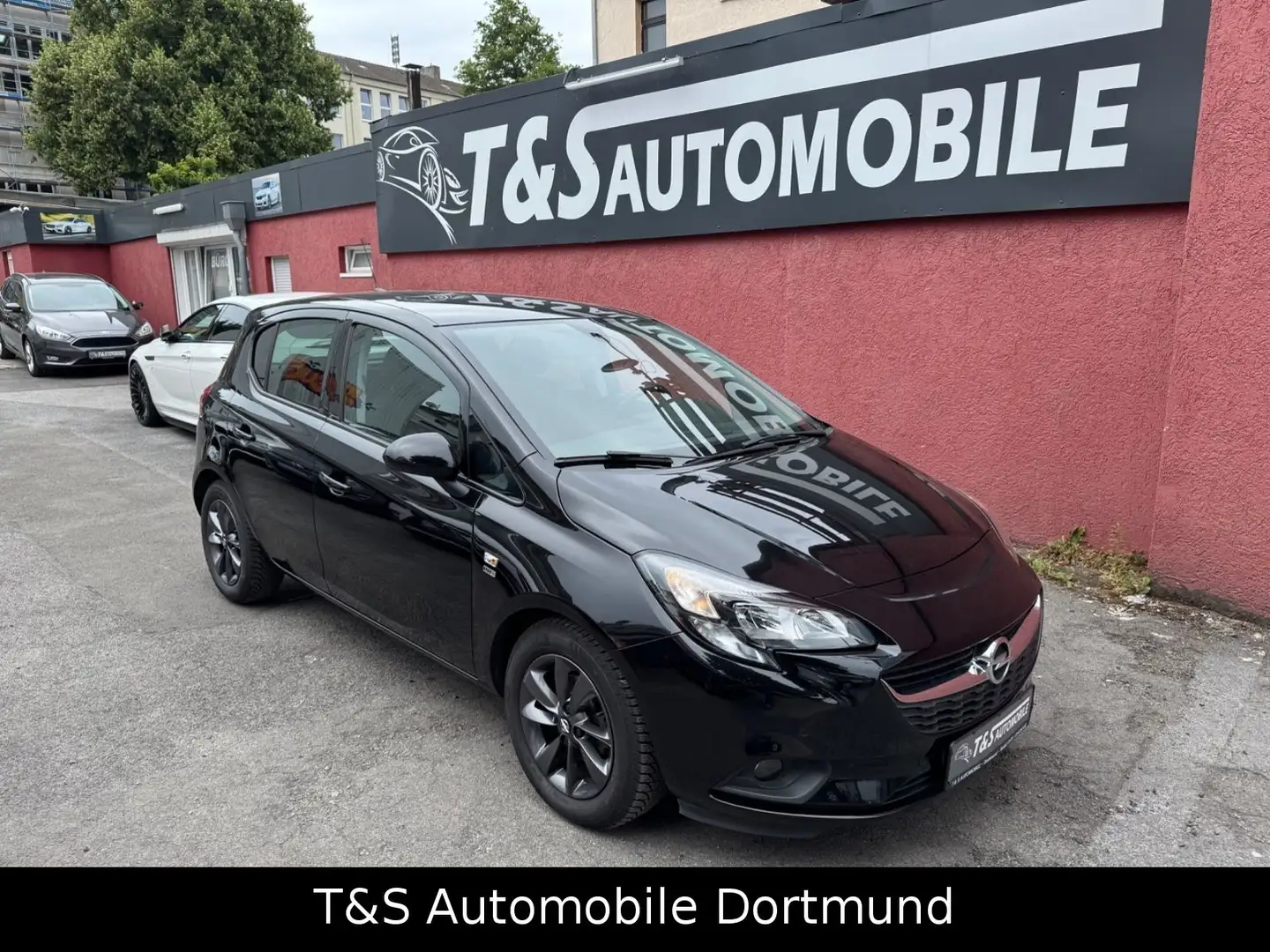 Opel Corsa E 1.4 120 Jahre -Kamera-Carplay-Navi-SHZ- Noir - 1