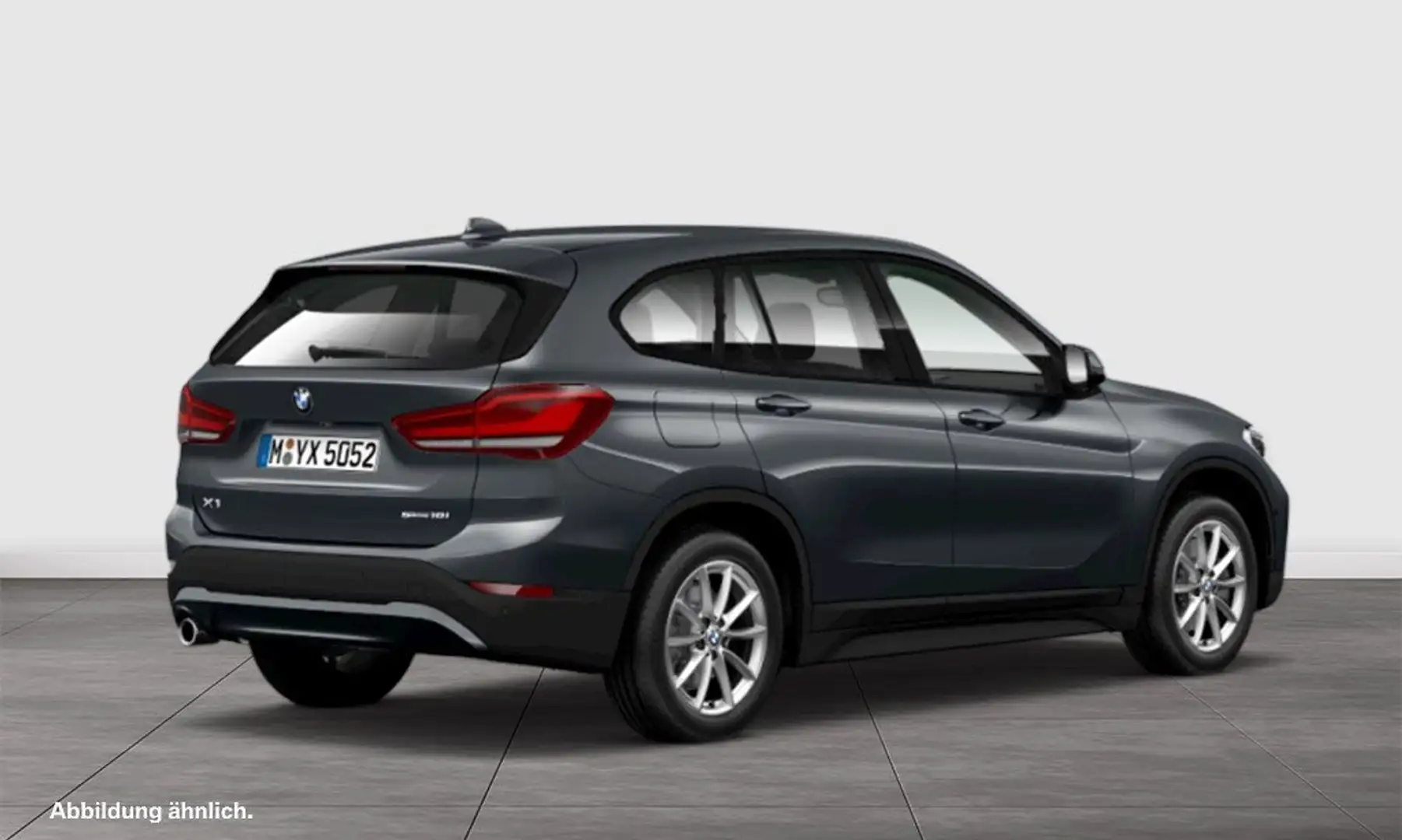 BMW X1 sDrive18i Advantage Aut Nav LED RFK+PDC Komfzg Gris - 2