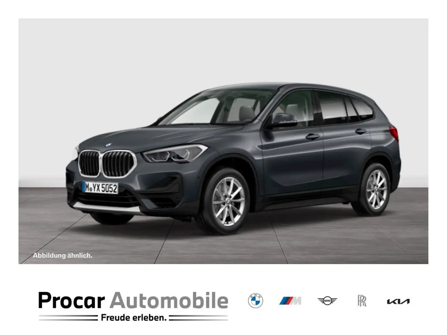 BMW X1 sDrive18i Advantage Aut Nav LED RFK+PDC Komfzg Gris - 1