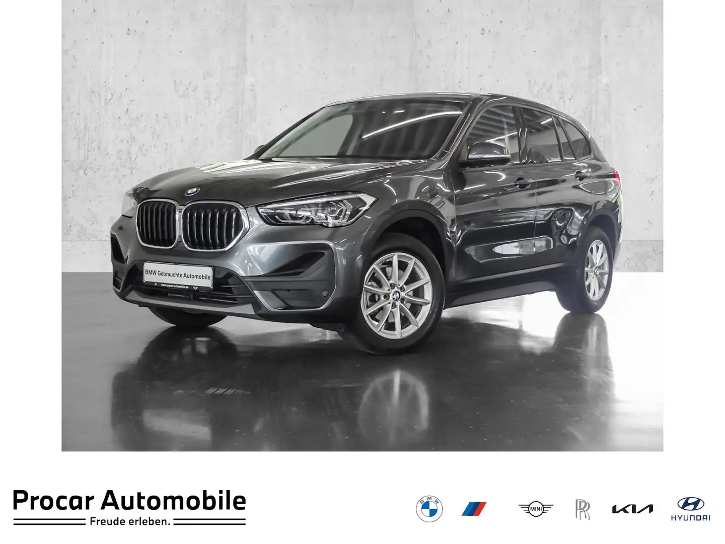 BMW X1 sDrive18i Advantage Aut Nav LED RFK+PDC Komfzg Сірий - 1