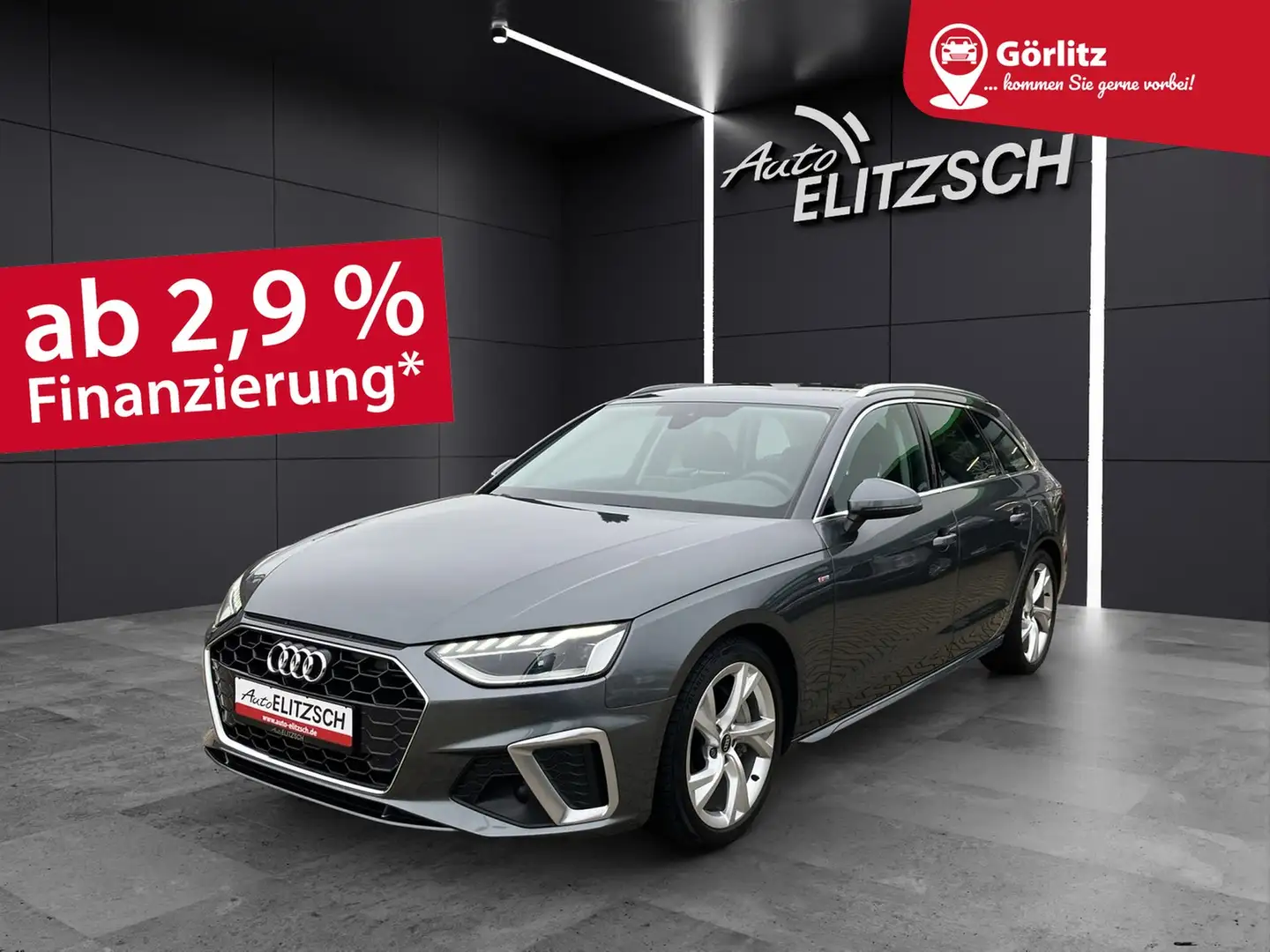 Audi A4 Avant 40 TFSI S-tronic S-line LED Navi AVC ACC ... Grau - 1