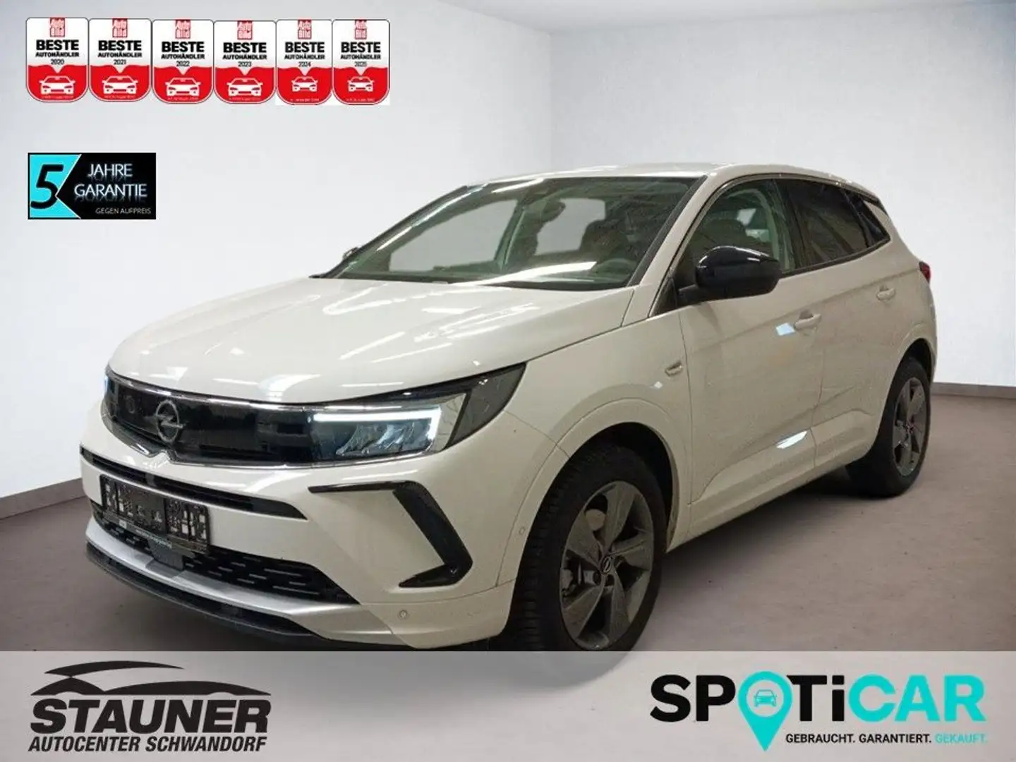 Opel Grandland X Grandland Elegance 1.2 Turbo S/S 6G *KAMERA*AHK* White - 1