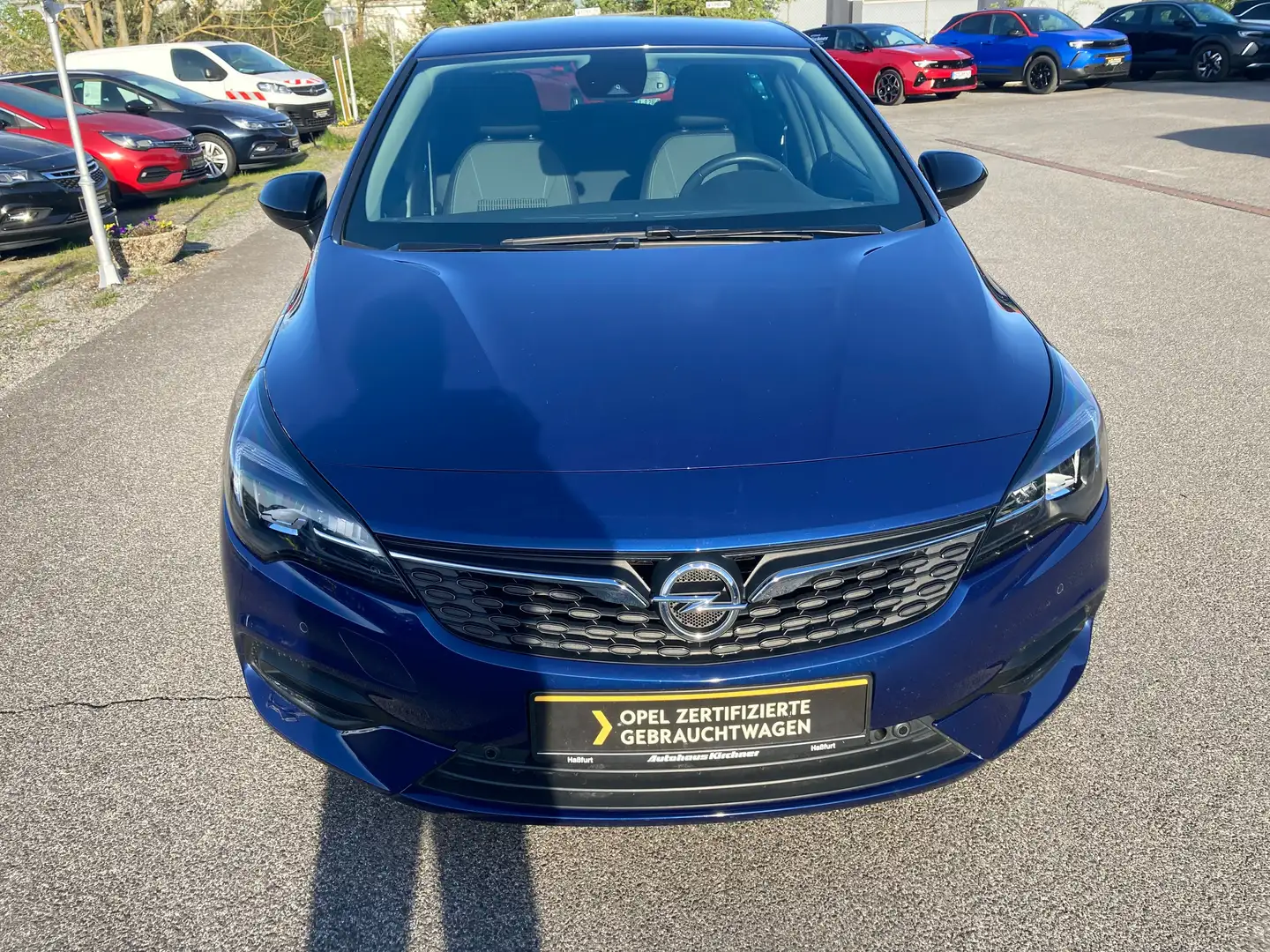 Opel Astra Elegance 1.2 Turbo 130PS*SHZ*NAVI*AHK*RFK*LM Blauw - 2