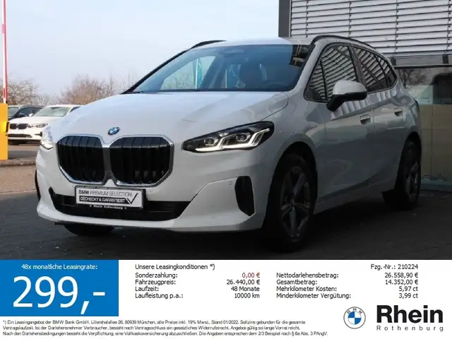 BMW 216 i Active Tourer Navi AdLED Kamera DAB SH Temp