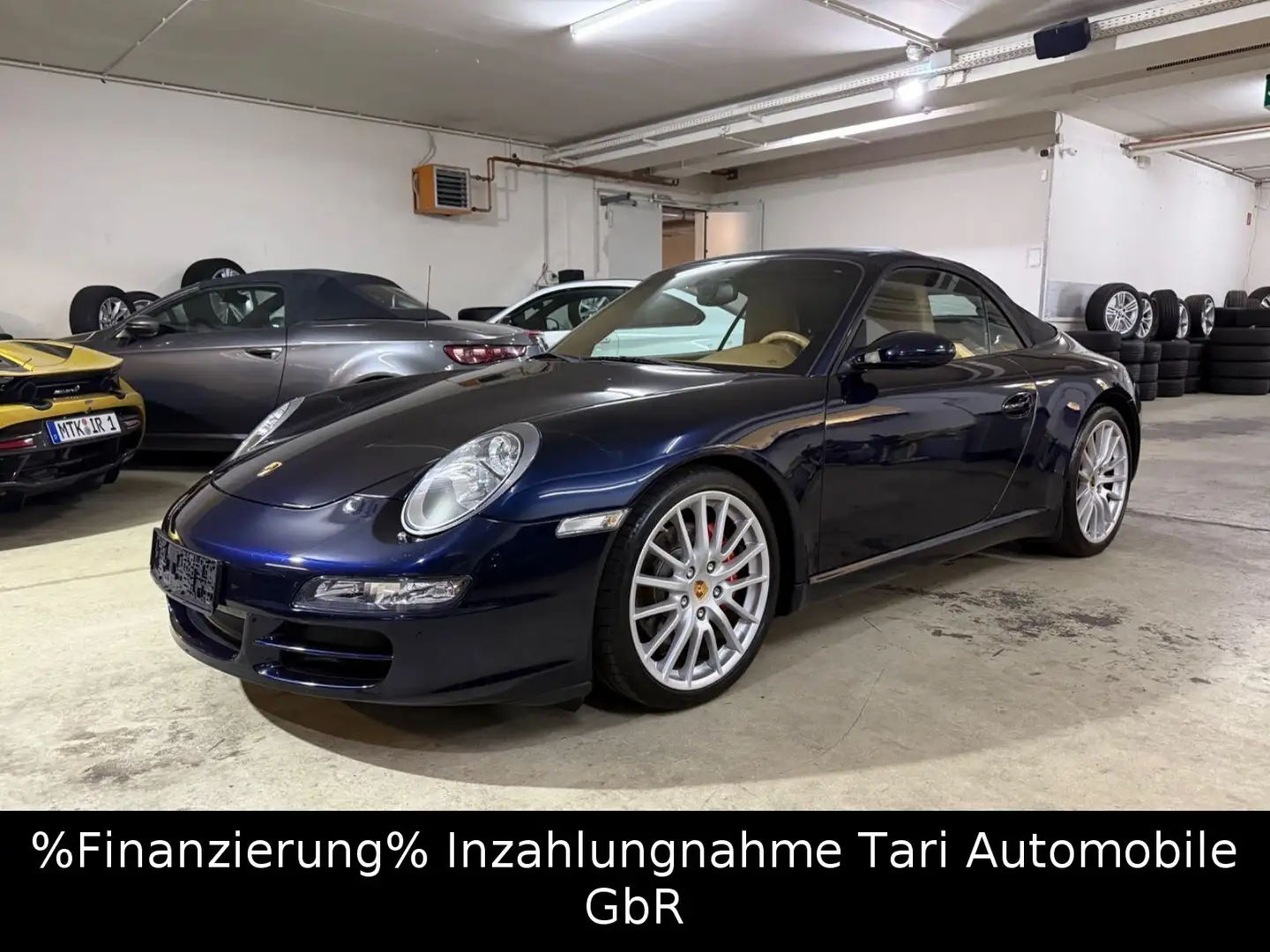 Porsche 911 Carrera S Cabrio Leder beige Bose,Memory,19" Blauw - 2