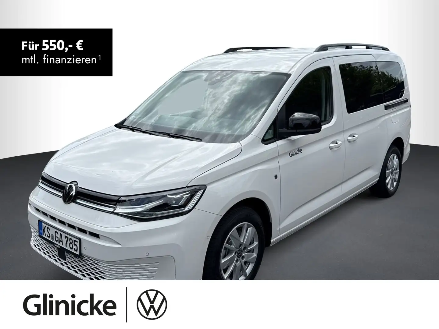 Volkswagen Caddy Life 2.0 TDI Maxi DSG,7-SITZER, AHK, RFK Weiß - 1