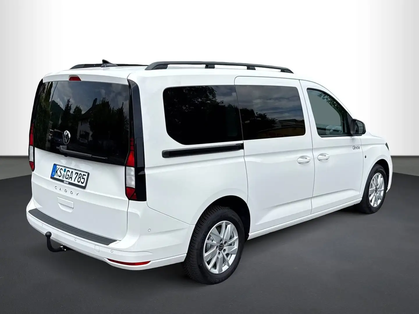 Volkswagen Caddy Life 2.0 TDI Maxi DSG,7-SITZER, AHK, RFK Weiß - 2