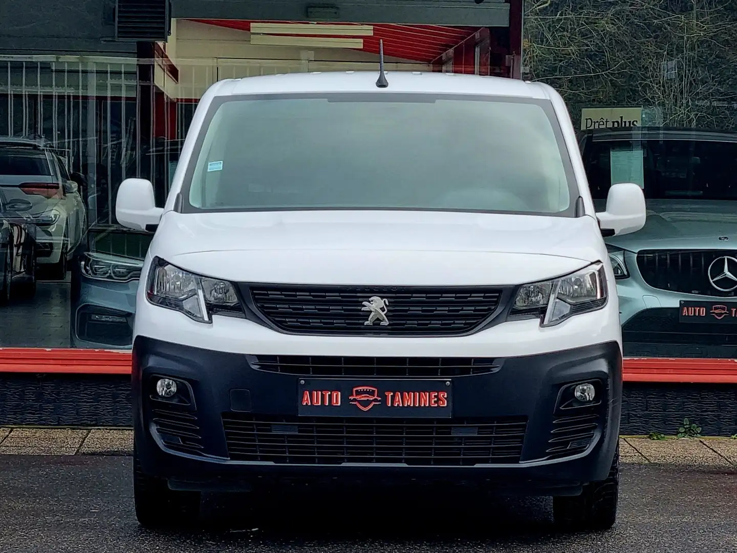 Peugeot Partner 1.5 BlueHDi / 3 Places / 1er Main / 131 Cv / Clim Blanc - 2
