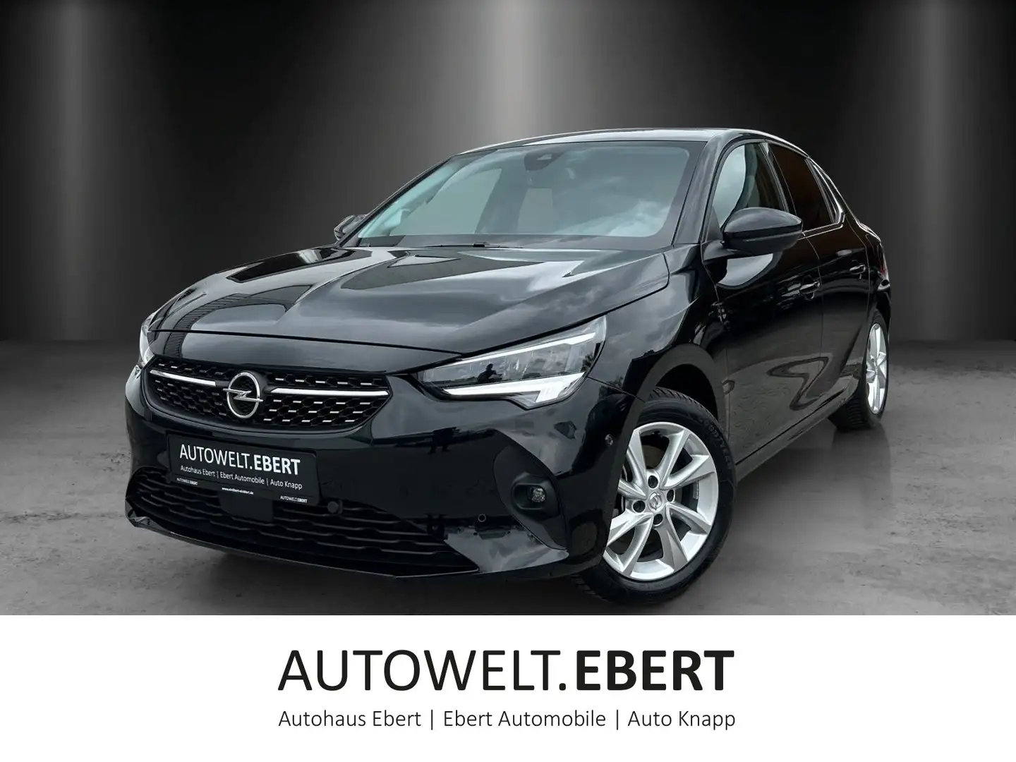 Opel Corsa F 1.2 Turbo Elegance Aut./LED/360°/SHZ/ Schwarz - 1