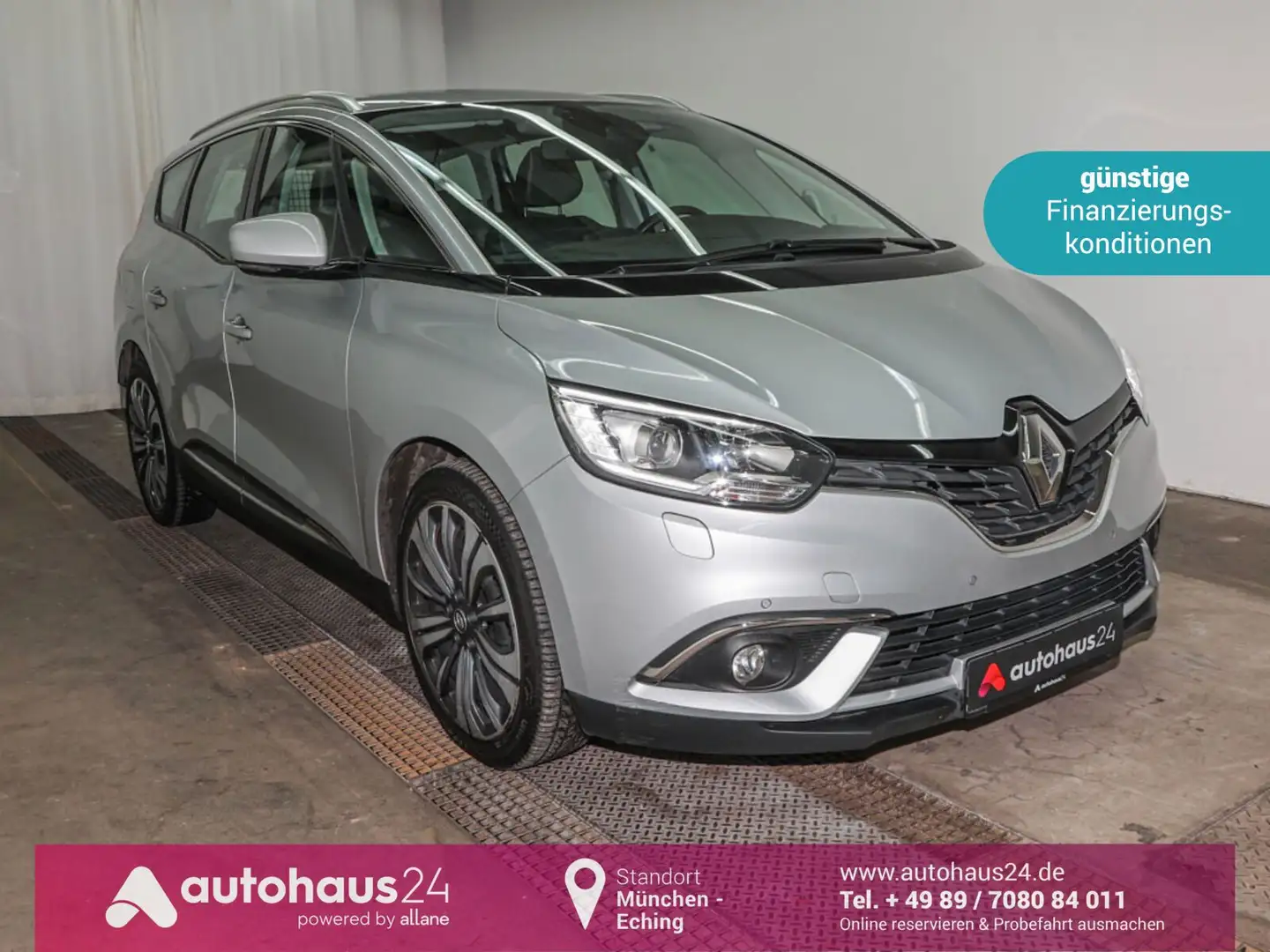 Renault Grand Scenic IV 1.7 Grand Busin.|Navi|AHK|SHZ Gris - 1