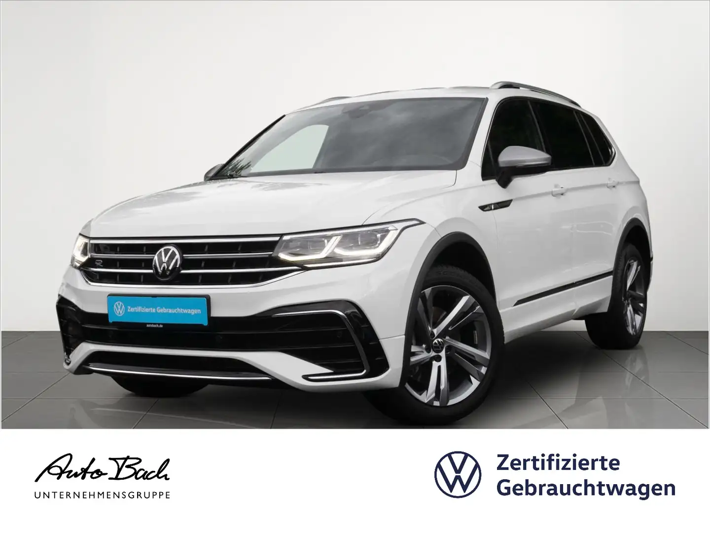 Volkswagen Tiguan Allspace 2.0 TDI DSG R-Line 4Motion, LED- Blanc - 1