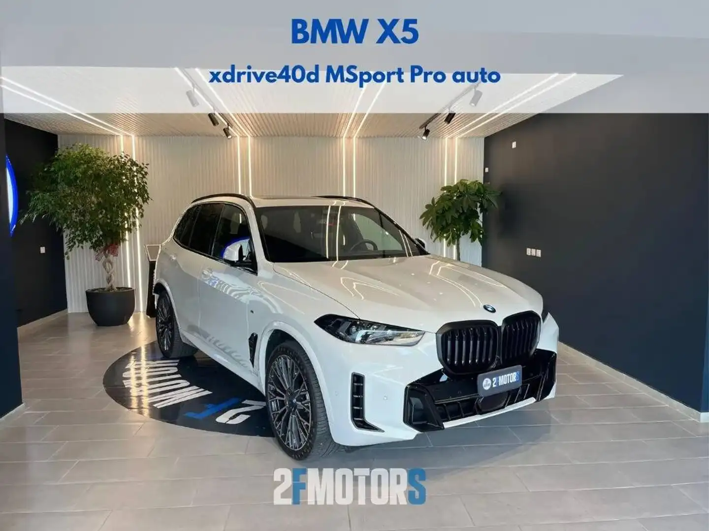 BMW X5 Xdrive40d MSport Pro auto Blanc - 1