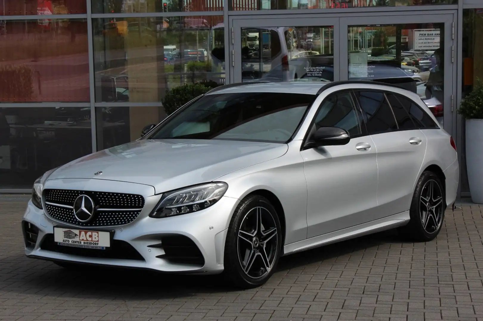 Mercedes-Benz C 200 T 9G-Tr. AMG-Line Night Wide LED AHK RFK Silber - 2