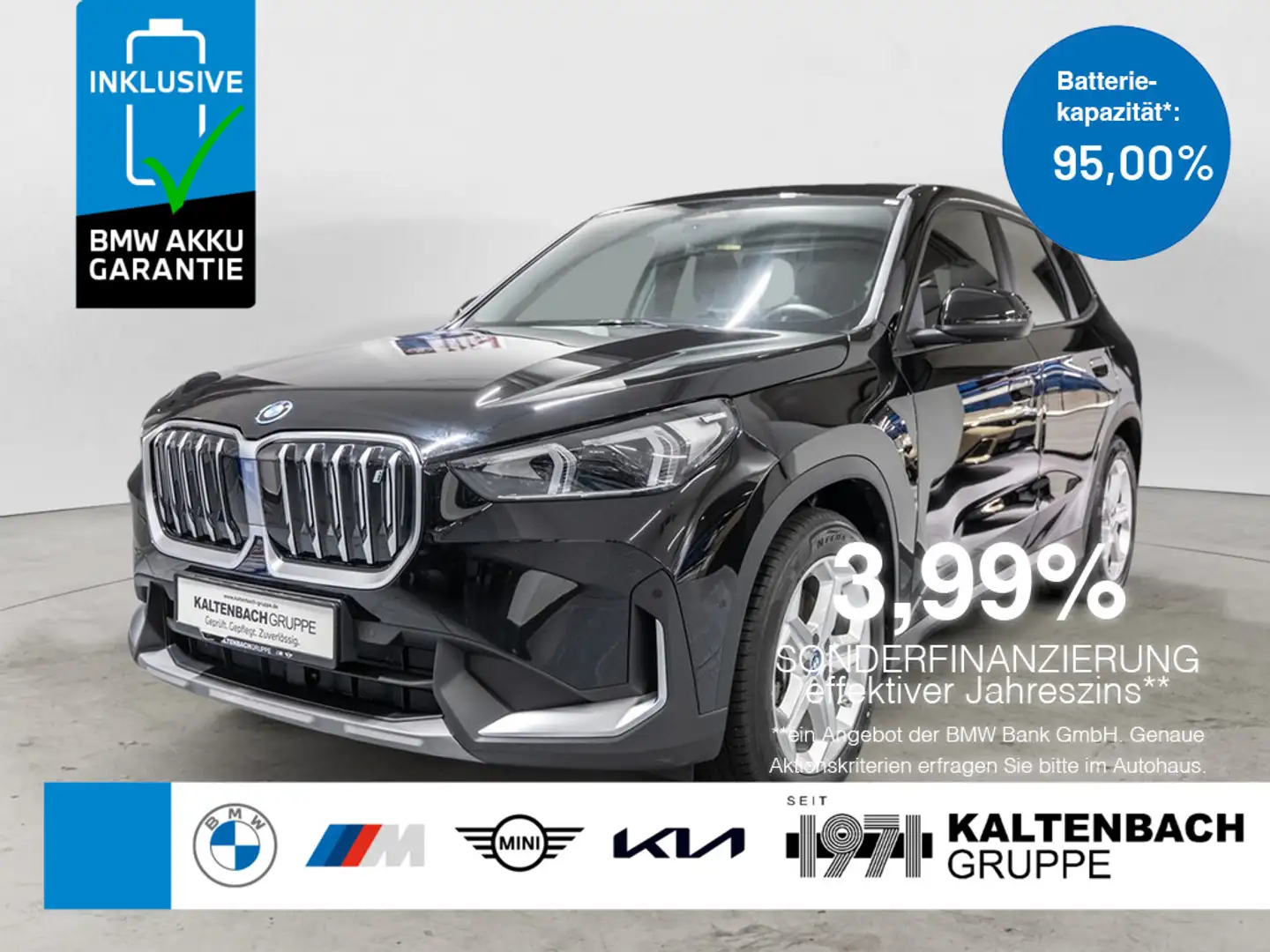 BMW iX1 xDrive 30 AHK LED NAVI KAMERA SHZ PDC Schwarz - 1