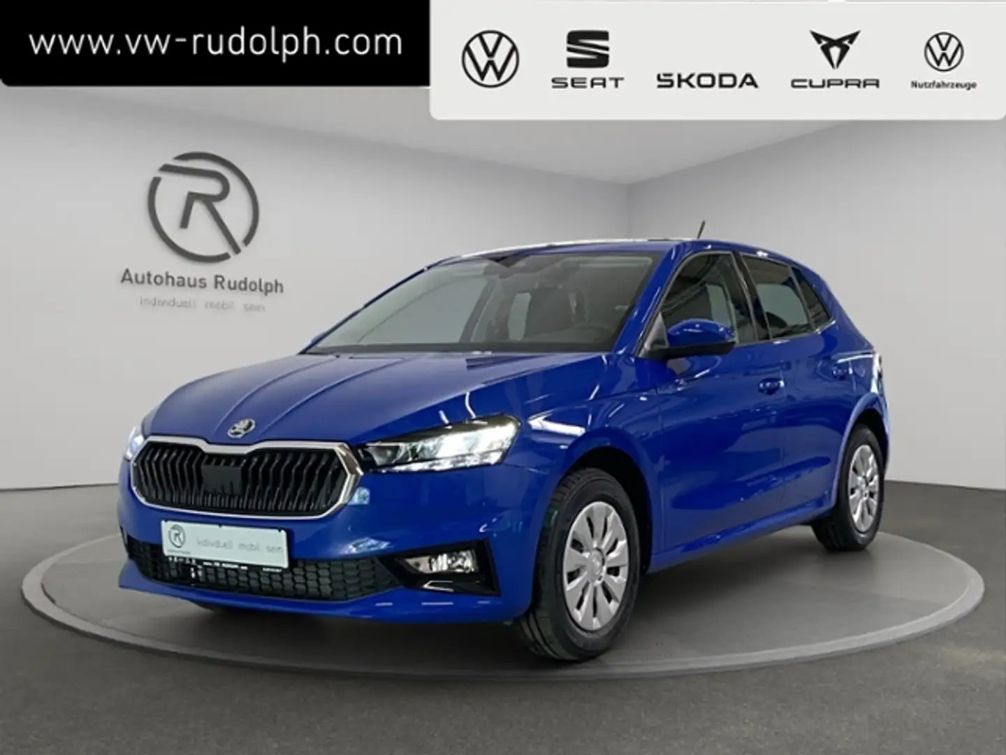 Skoda Fabia 1.0 TSI Essence / Einparkhilfe Lane Assist Blauw - 1