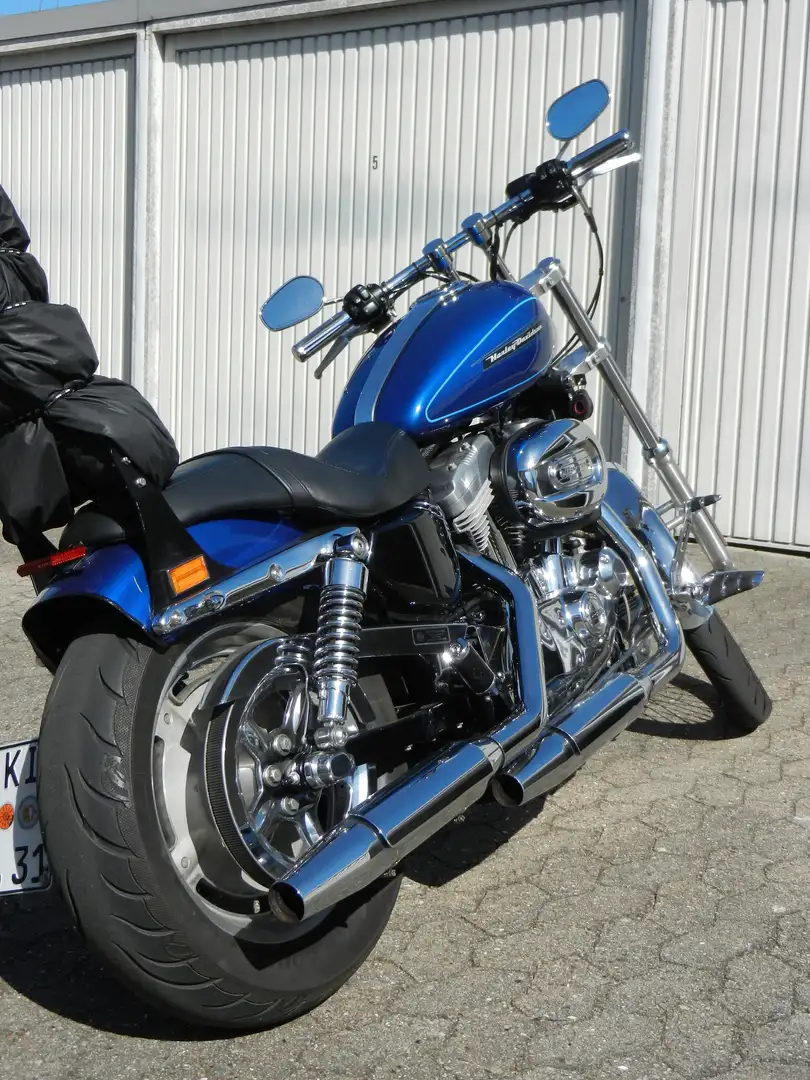 Harley-Davidson Sportster XL 883 XL 883 Custom Modrá - 1