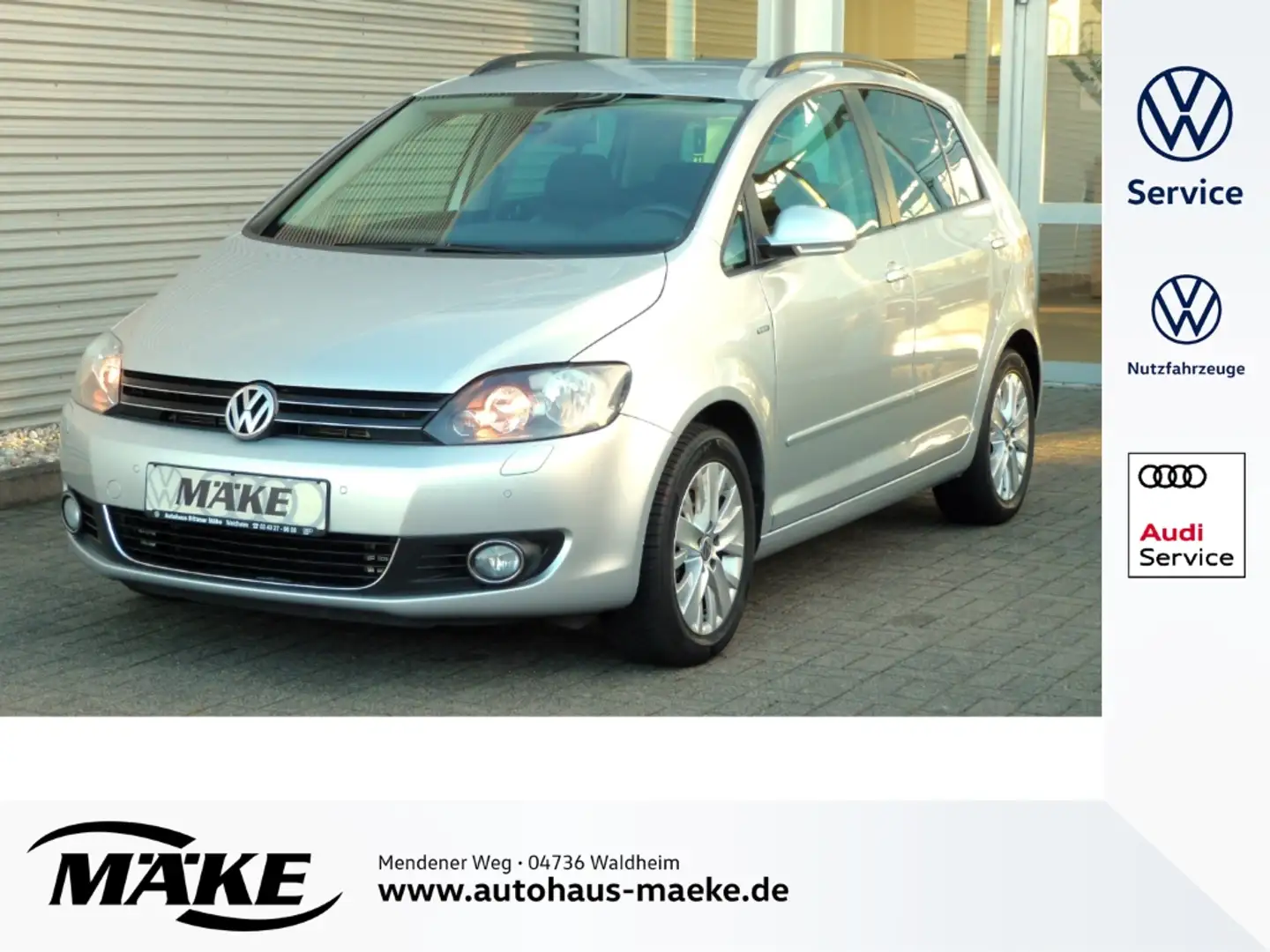Volkswagen Golf Plus VI 1.4, AHK, Klimaautomatik, Sitzheizung, Silber - 1
