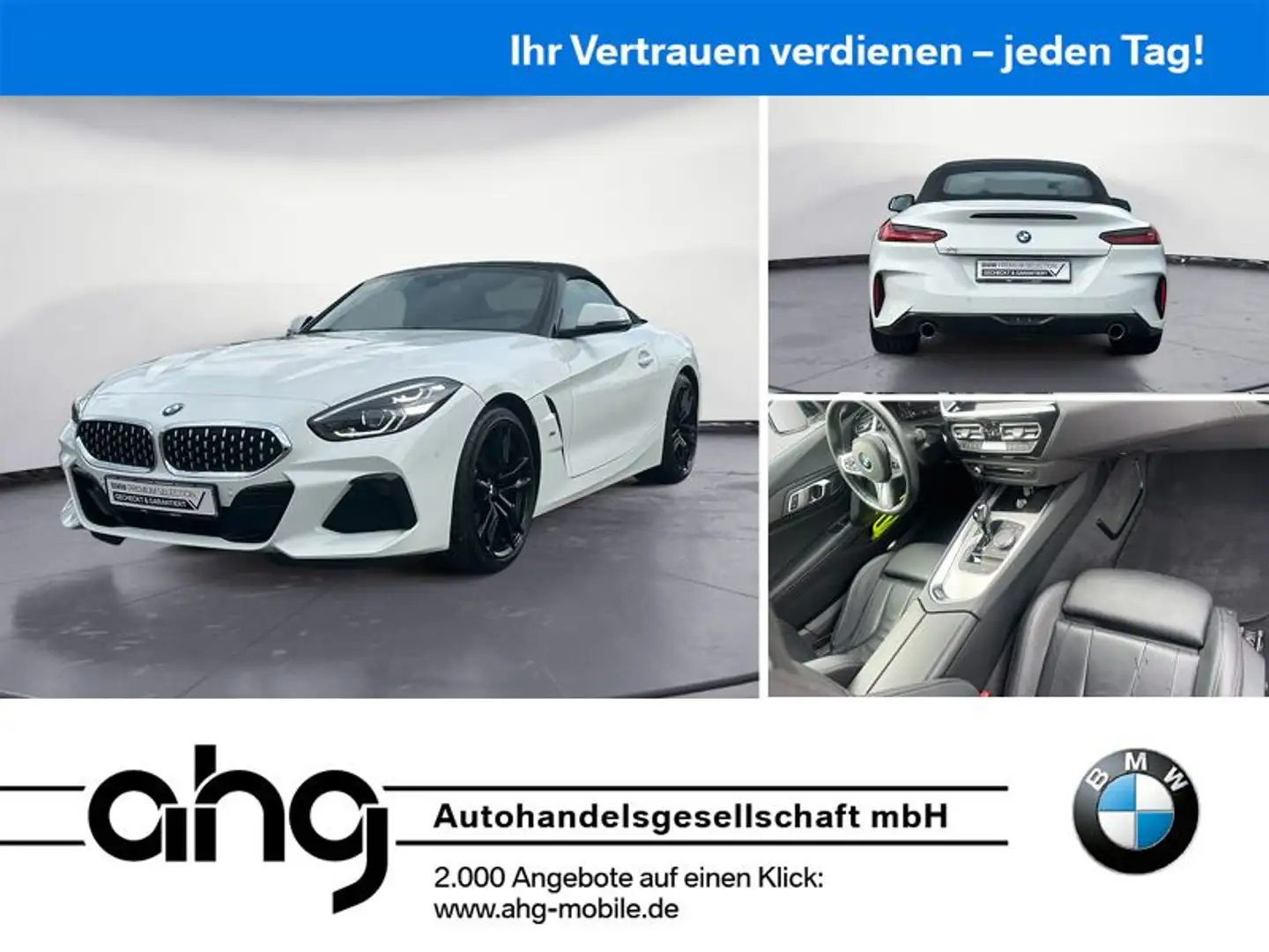 BMW Z4 M Z4 sDrive30i M Sport Komfortzugang Harman Kardon Weiß - 1