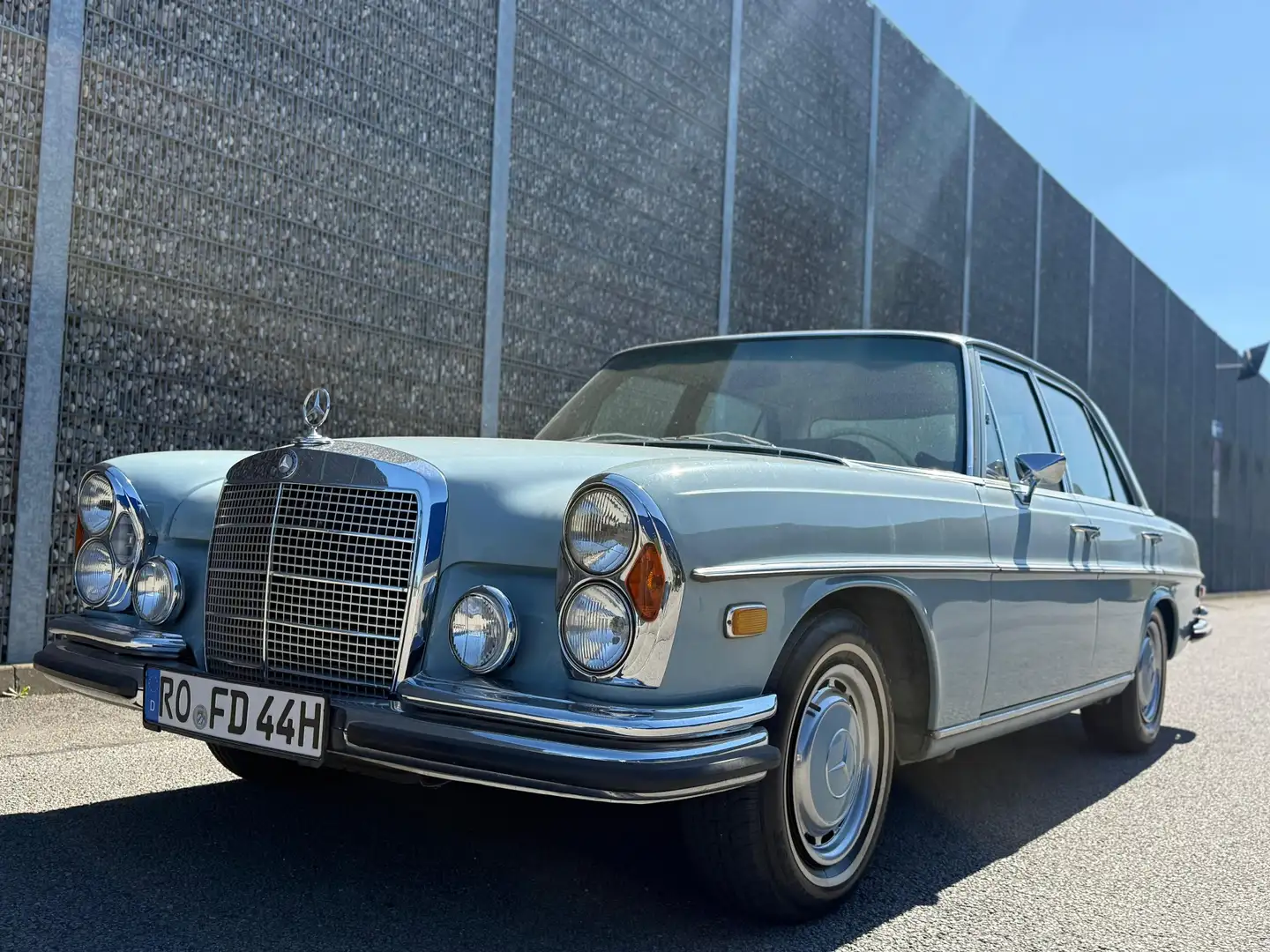 Mercedes-Benz 280 280SE Automatik 4.5 Benziner Leder Klima Bleu - 1