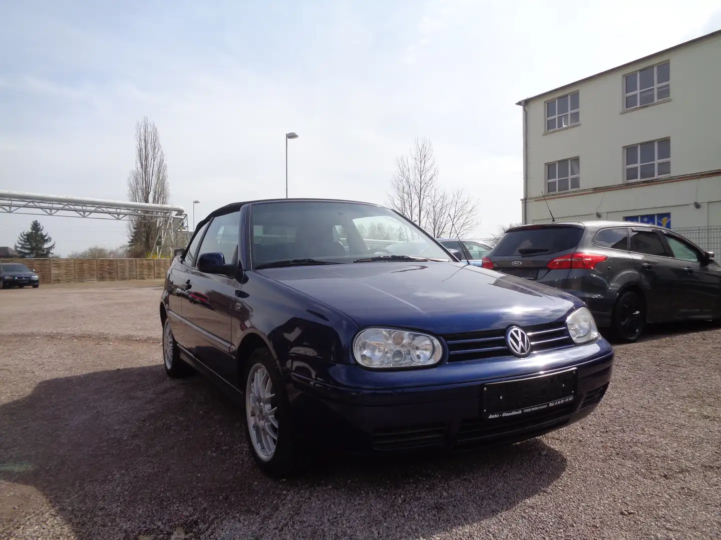 Volkswagen Golf Cabriolet Cabrio 2.0 Bleu - 2