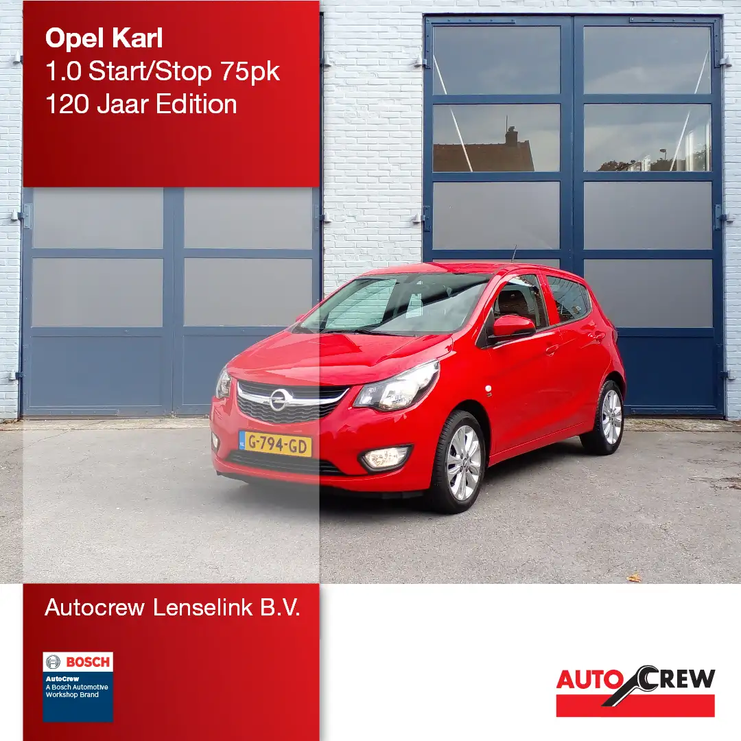 Opel Karl 1.0 Start/Stop 75pk 120 Jaar Edition | Origineel N Rouge - 1