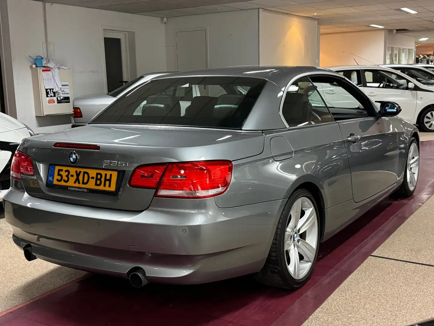 BMW 335 3-serie Cabrio 335i Automaat High Executive ORIG.N Grigio - 2