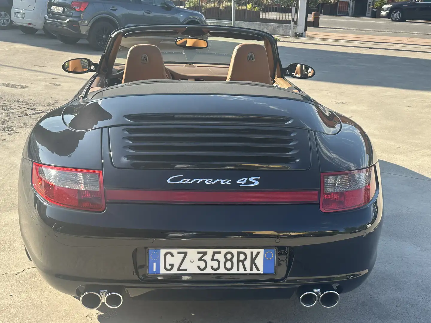 Porsche 997 4S Cabrio 3.8 Carrera 355cv tiptronic FULL OPT. Czarny - 1