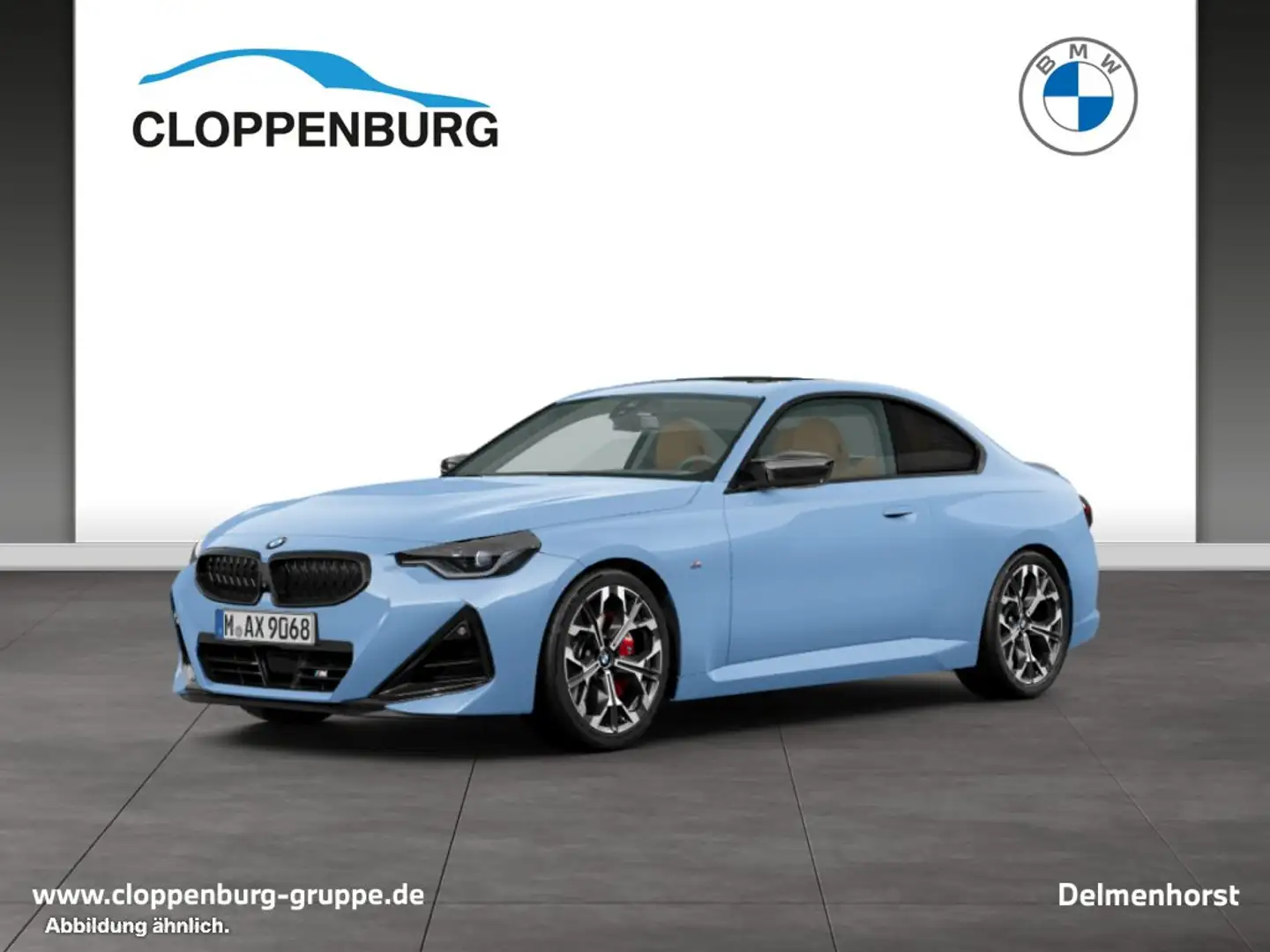 BMW 240 M240i xDrive Coupé M Sportpaket BT UPE: 72.390€ Modrá - 1