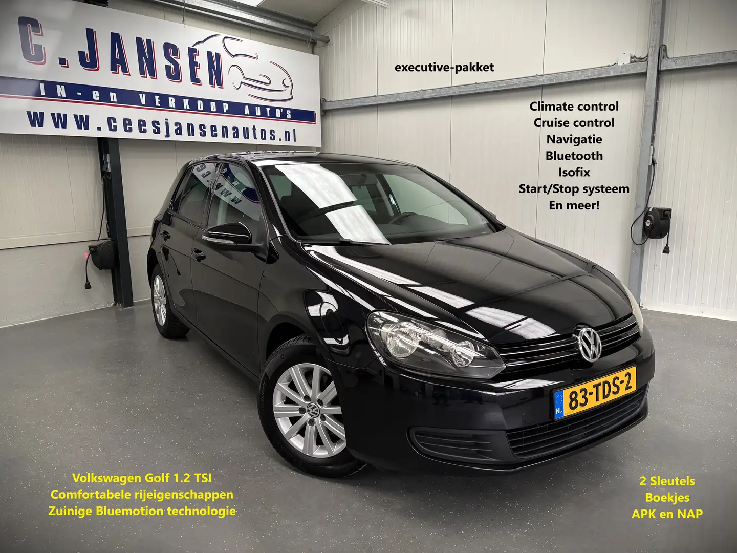 Volkswagen Golf 1.2 TSI Comfortline BlueMotion | Audio-navigatie f Noir - 1