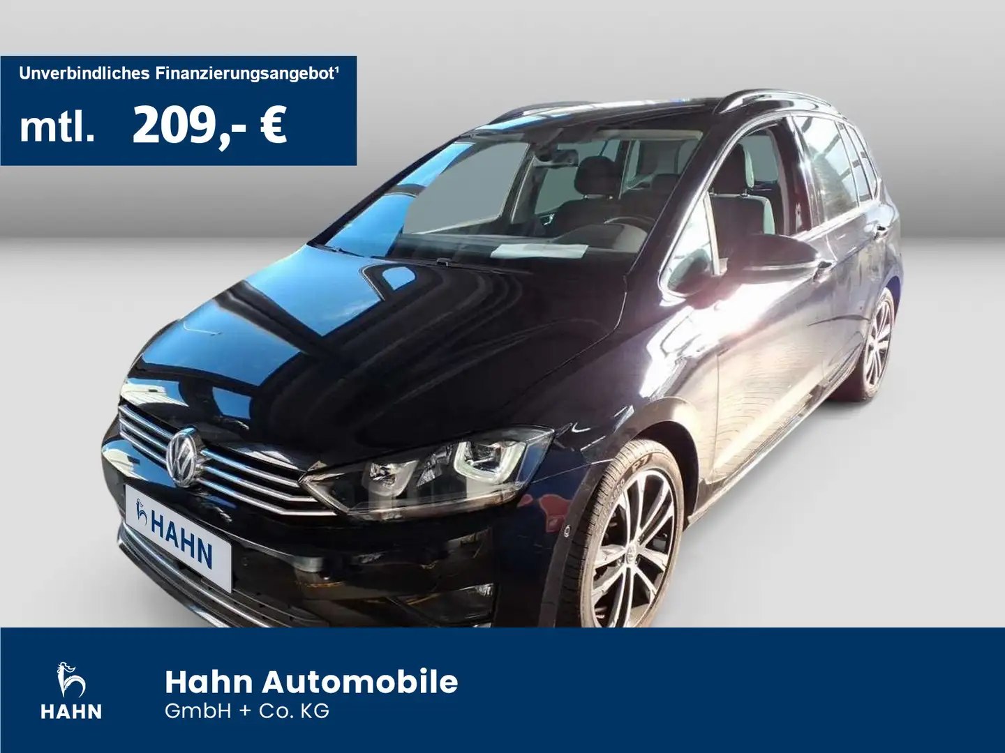 Volkswagen Golf Sportsvan 1.4TSI Lounge AHK Navi Cam BiXen Noir - 1