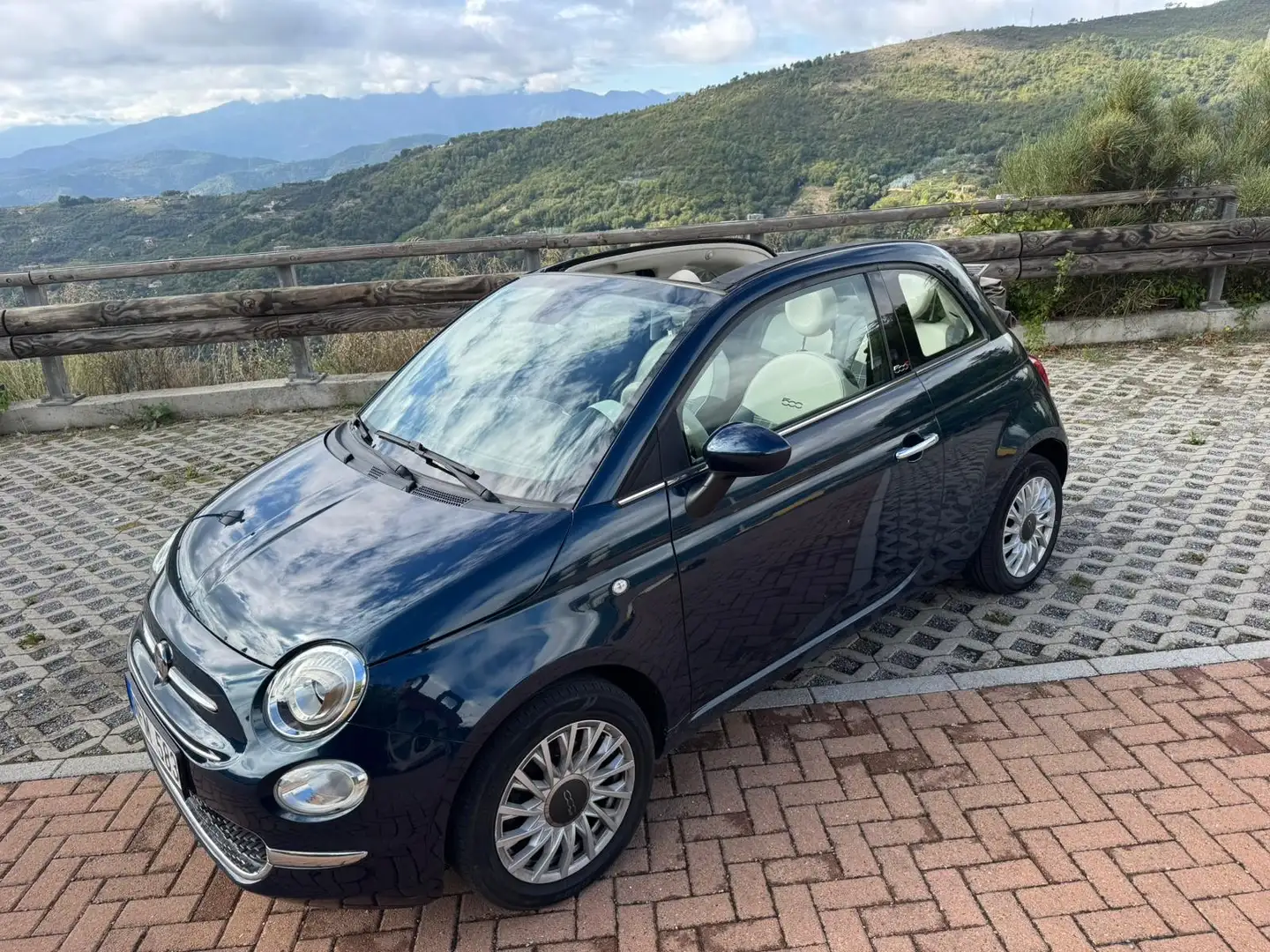 Fiat 500 Lounge Bleu - 1