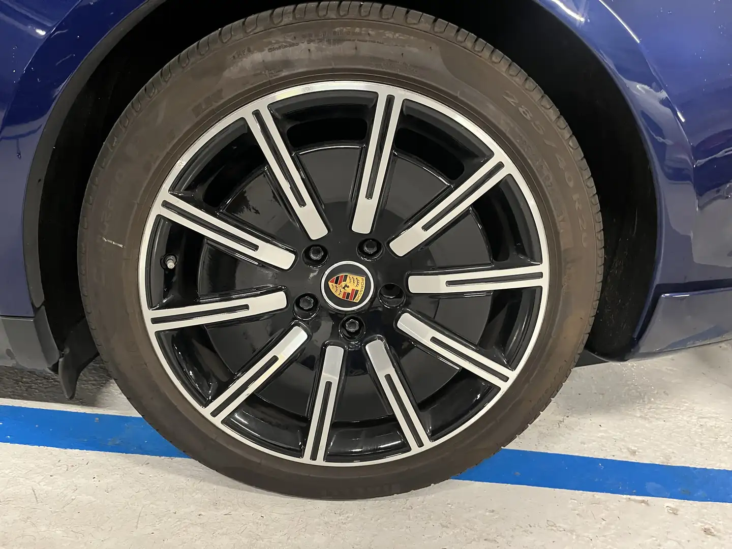 Porsche Taycan Taycan 4S 571 ch Porsche approved jusqu en 2028 avec batterie performance plus Bleu - 2
