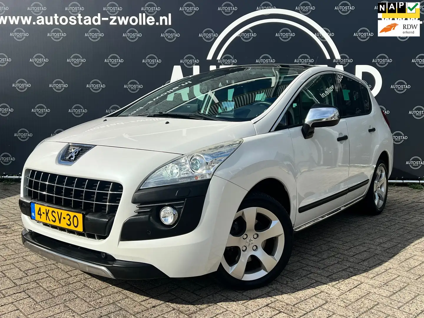 Peugeot 3008 1.6 THP Allure Automaat/NL-Auto/NAP/Airco/cruise/N Blanc - 1
