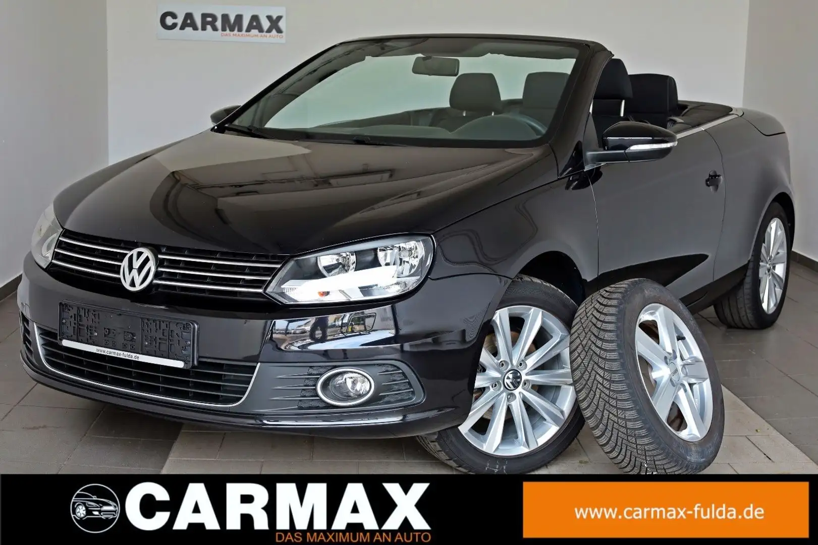 Volkswagen Eos SH, PDC, 2-Zonen-Klimaautom., 8fach bereift Schwarz - 1