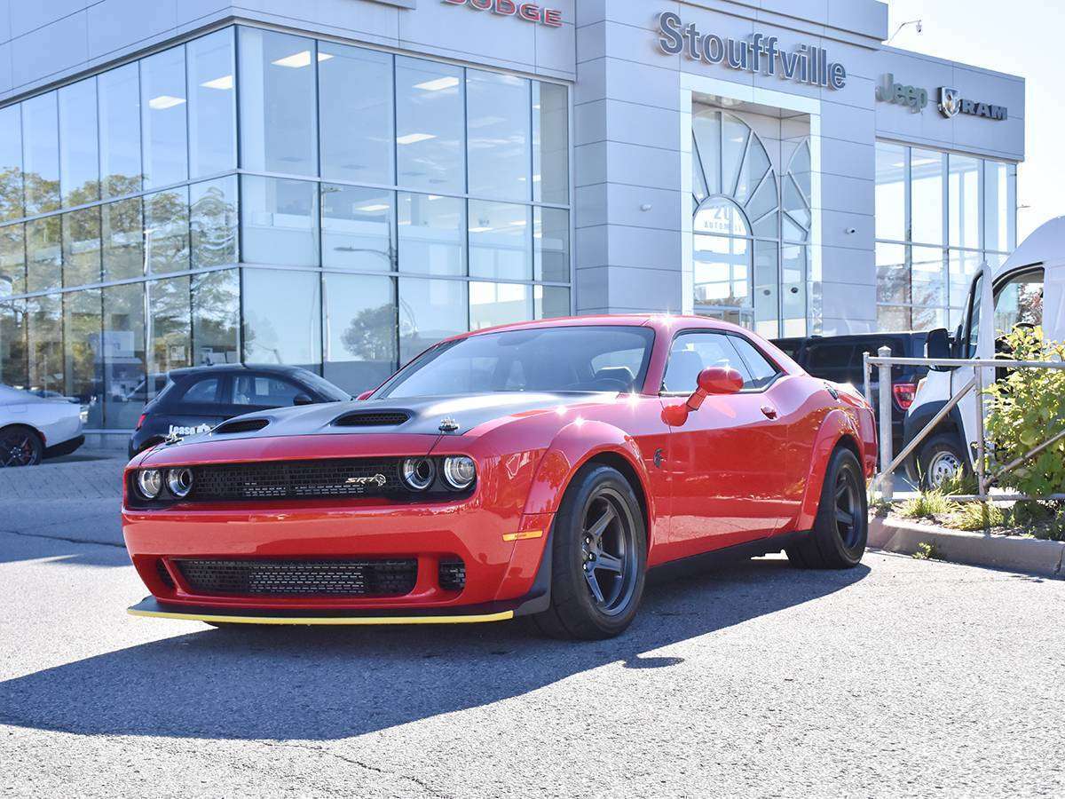 Red 2022 Dodge Challenger Coupe Rear-Wheel Drive 8-Speed Automatic