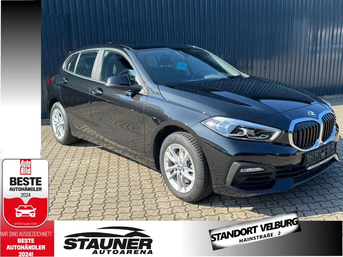 BMW 118 i Autom./ Lenkradheizung/HiFi/Navi/LED/CarPlay Schwarz - 1