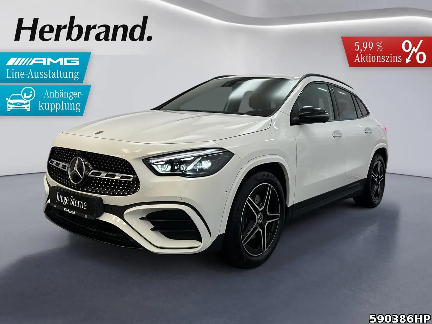 Mercedes-Benz GLA 200 AMG AHK MultiBeam Night Distronic Weiß - 1