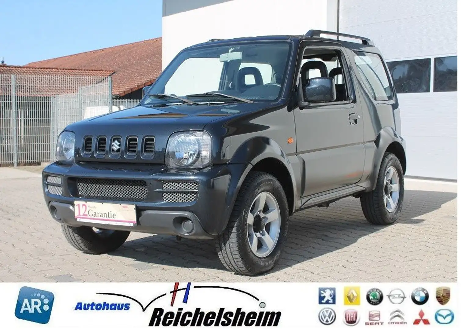 Suzuki Jimny Tüv/Au+Insp. neu, Klima,4x4,Alu,Finanz. Schwarz - 1